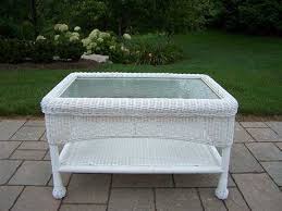 4.4 out of 5 stars. Oakland Living Resin Wicker 29 X 17 5 Rectangular Coffee Table In White Ol90027ctwt