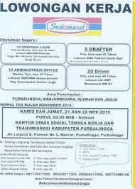 Maybe you would like to learn more about one of these? Lowongan Kerja Indomart Purbalingga Info Loker Purbalingga