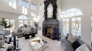 Explore Lake Minnetonka Island In 3d Mansion Living Room Mansion Living Room Luxury Mansion Living