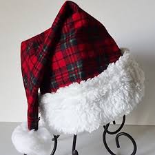 Black And Red Santa Hat Red And Green Christmas Plaid Santa Hat Novelty Plaid Fl Https Www Amazon Com Dp B077s5fwx7 Ref Cm Sw R Pi Plaid Christmas Christmas Hat Green Christmas