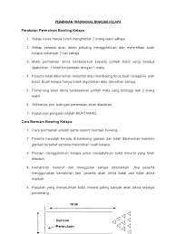Permainan tradisional bowling kelapa bilangan pemain 16 orang cara bermain bowling kelapa. Peraturan Permainan Bowling Kelapa