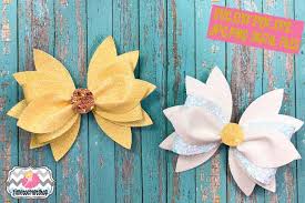 With this free svg downloadable template, you can create a beautiful bow in no time. 3d Daisy Hair Bow Template Svg Png Dxf Pdf Jpeg Eps 253194 Svgs Design Bundles