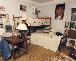 See How Much College Dorm Rooms Have Changed Over The Past 100 Years 70s Living Room Dorm Room College Dorm Rooms