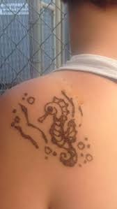 Seahorse tattoo studio and gallery, miri, malaysia. Seahorse Tattoo Henna From Disneyland Almost Exactly What I Want Someday Seahorse Tattoo Tattoos Tattoo Quotes