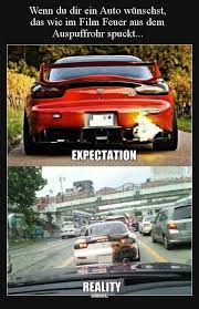 Wenn Du Dir Ein Auto Wunschst Das Wie Im Film Feuer Aus Car Memes Auto Witze Auto Spruche