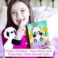 Life is a Doodle Diario para niñas con cerradura y llave, diario de panda  para niñas, excelente gratitud y oración, diario diario diario para niñas  con candado, nuestro diario infantil para niñas