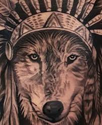 Maybe you would like to learn more about one of these? Wolf Headdress Tattoo Designs