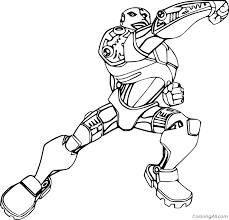 Free cyborg, superhero and founding member of the justice league coloring and printable page. Teen Titans Coloring Pages Coloringall