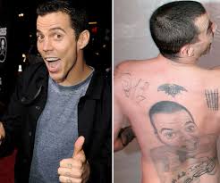 Since then, he has gotten a lot of tattoos, and now they number to over 20. Steve O The Hottest Celebrity Tattoos Zimbio