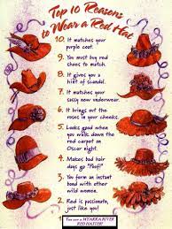 Top Ten Red Hat Party Red Hat Society Red Hat Club
