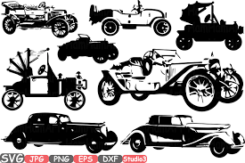 Download Old Vintage Cars Svg Silhouette Cutting Files Sign Icons Cricut Design Studio3 Cameo Vinyl Monogram Antique Car Retro Sport Clipart 671s By Hamhamart Thehungryjpeg Com