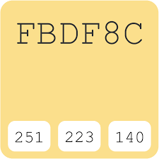 Yellow paint is just like adding a drop of sunshine to an interior space adding a brightness and inner glow. Behr Buttercup 1438 Fbdf8c Hex Color Code Rgb And Paints