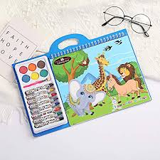 This collection contains the most girlish coloring pages to make the dreams of your little princess come true. 3d Coloring Books For Kids Are Ages 3 7 Years Old With 6 Washable Watercolors Paint Set And 8 Color Crayons Art Activities Kids Coloring Drawing Painting Animal World Educational Toys Planet