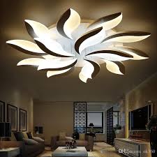 Elinkume 23w led pendant light, modern chandelier ceiling light fixture, ac 220v 4000k natural light, tube & cord adjustable. 2021 New Design Acrylic Modern Led Ceiling Lights For Living Study Room Bedroom Lampe Plafond Avize Indoor Ceiling Lamp From Ok360 123 23 Dhgate Com Ceiling Lights Living Room Modern Led Ceiling