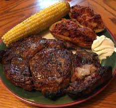 Roast for 45 minutes, stirring a few times, until. Ribeye Twice Baked Chorizo And Smoked Cheddar Potatoes And Sweet Corn Food