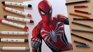 Follow the simple instructions and in no time you've created a great looking spiderman drawing. Speed Drawing Spider Man Ps4 Youtube