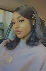 Pin By Asha On Hair Relaxed Hair Aesthetic Hair Hair Flip