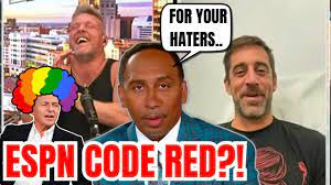 ESPN CODE RED! Stephen A Smith SMASHES Pat McAfee Aaron Rodgers BACKLASH  into DUST! - YouTube
