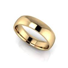 Men S Half Round Wedding Band In 2022 Mens Gold Wedding Band Mens Wedding Rings Gold Plain Wedding Band