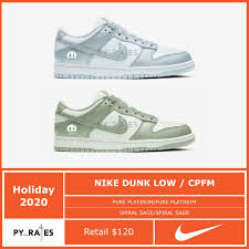 Designed by the elusive cynthia lu , who was a former complex intern and later worked with pharrell at billionaire girls club and then at i am other, cpfm was initially posted on cactusplantfleamarket.com on jan. Sehen Wir Bald Zwei Cactus Plant Flea Market X Nike Dunk Lows Nike Dunk Nike Neue Sneaker