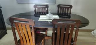Signature design by ashley® prestonwood side. Refurbished Used Dining Tables Furniture In India Second Hand Furniture Quikrbazaar