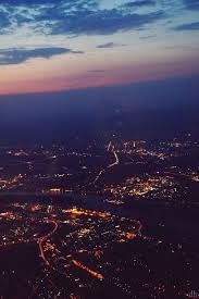 Lights Birds Eye View City City Lights At Night Night City