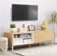 Cara membuat meja makan minimalis dari besi hollow galvanis lapisan hpl beautiful minimalist dining table. Jual Dekoruma Seno Meja Tv Atau Rak Tv Minimalis Atau Lemari Tv Serbaguna Kayu Olahan Tv Cabinet Online Februari 2021 Blibli