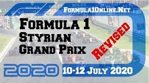 Austria 2nd Race Styrian F1 Grand Prix 2020 Live Stream Full Race Replay Grand Prix Grands Streaming
