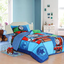 My grandson loves it ! Train Thomas Bedding Set Twin Size Kids Cartoon Toddler Children Bed Sheet Quilt Duvet Cover Bedspread Bedsheet Single Winter Bedroom Linen Linen Quiltlinen Coaster Aliexpress