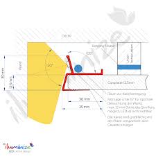 Led Trockenbau Profil Sf Zum Herstellen Einer Schattenfuge Fur 12 5 Mm Gipsplatten Aluminium Trockenbau Led Trockenbau Profile