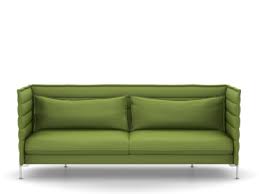 Dreisitzer couch polster design sofa moderne sitz sofas samt zimmer möbel 3er. Vitra Alcove Sofa Three Seater H94 X W237 X D84 Cm Laser Green By Ronan Erwan Bouroullec 2006 Designer Furniture By Smow Com