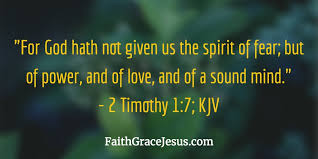 We encounter the expression sound mind in 2 timothy 1:7: God Has Not Given Us A Spirit Of Fear 2 Timothy 1 7