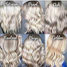 Which Blonde Are You Hes An Idea Of Upkeep To Keep Your Blondes Looking Perfect Platinum Pearl And Ash Beige Blonde Hair Long Hair Color Silver Blonde Hair
