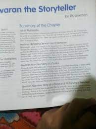 Iswaran was a good domestic assistant for mahendra. Give The Summary Of This Two Paragraphs Class 9th Lesson 3 Iswaran The Storyteller Supplementary Brainly In