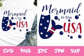Download 4th Of July Summer Mermaid Svg Files Graphic By Thejaemarie Creative Fabrica