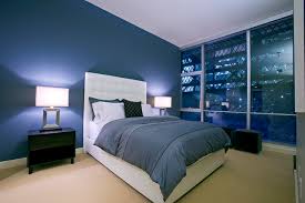 Dark walls will create a moody space that will naturally go with golden evening light. Blue Master Bedroom Ideas Alluring Colors Home Design House N Decor
