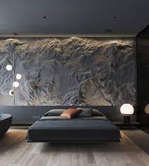 How To Use Lighting And Textures To Add Interest To Dark Interiors Luxurious Bedrooms Luxury Bedroom Design Modern Bedroom Design