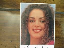 LISA ANN HADLEY(Jerry Maguire/Port Charles)Signed 3 x 5 Index Card w/Color  Photo