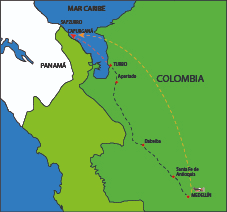 Visitas subdivididas por país de proveniência. Como Llegar Sapzurro Caribe