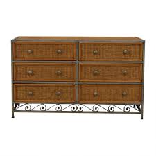 Getting paint into all the nooks and crannies of wicker furniture would take forever and it's hard to get an even coat. 82 Off Pier 1 Pier 1 Imports Miranda Wicker Six Drawer Dresser Storage