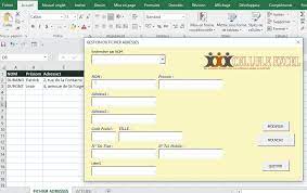 Faire un formulaire sur excel. Creer Son Formulaire Cellules Excel