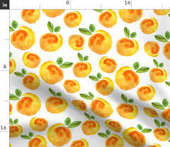 Settee armchair peach rooms light peach french decor louis xvi decorative objects furniture decor sofas. Watercolor Peaches Summer Peach Kitchen Decor Fabric Printed By Spoonflower Bty Walmart Com Walmart Com