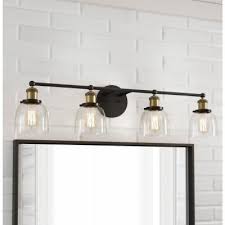 Shop for bronze bath fixture at bed bath & beyond. Home Decorators Collection Evelyn 4 Light Artisan Bronze Vanity Light Hb2628 313 The Home Depot Black Bathroom Light Fixtures Bronze Vanity Lighting Bathroom Light Fixtures