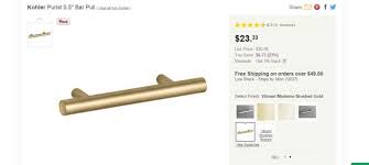 Kohler washers less ceramic disk valves exceed industry longevity standards two times, so you can enjoy years of reliable. Cabinet Hardware Magic How I Saved 84 Polished Habitat