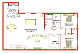 High Quality Finished Basement Plans 5 Finished Walk Out Basement Floor Plans Barndominium Floor Plans Apartment Floor Plans Basement Floor Plans