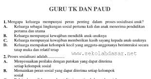 Check spelling or type a new query. Kisi Kisi Dan Soal Latihan Ukg 2015 Guru Tk Paud Sekolahdasar Net