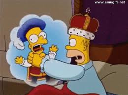 Homer simpson, bart simpson, season 11! Homer Choking Bart Gif