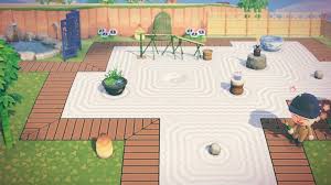 Zen Garden Final All Patterns Shared On Creator Id Found In Comments Animalcrossing Animal Crossing Zen Garden Garden Animals