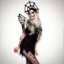 Black Angel Halloween Costume Ideas Dark Pixie Fairy Costume Goth Halloween Costume Angel Halloween Costumes Dark Fairy Costume