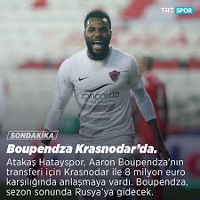 Aaron boupendza, 24, gabon hatayspor, 2020'den beri santrafor piyasa değeri: Trt Spor On Instagram Aaron Boupendza Krasnodar Da Boupendza Aaronboupendza Hatayspor Atakashatayspor Krasnodar
